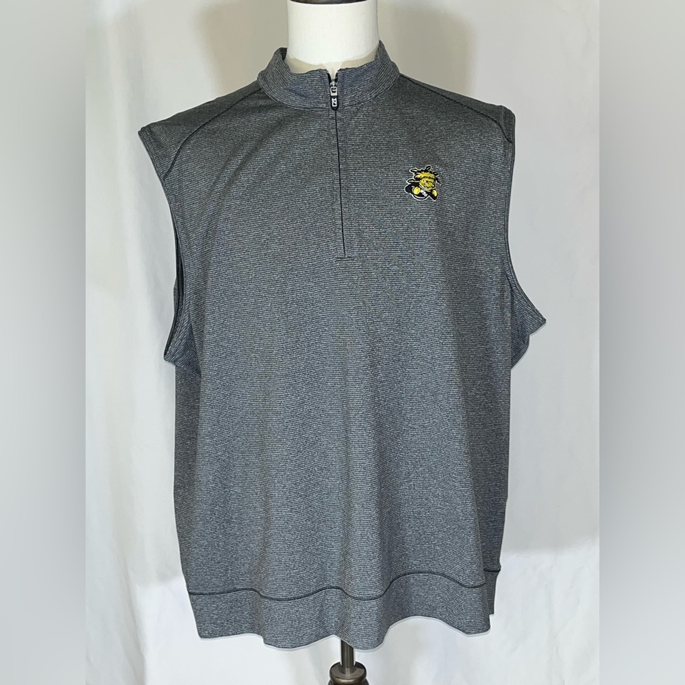 Cutter & Buck Wichita State Shockers 1/4 Zip Golf Vest